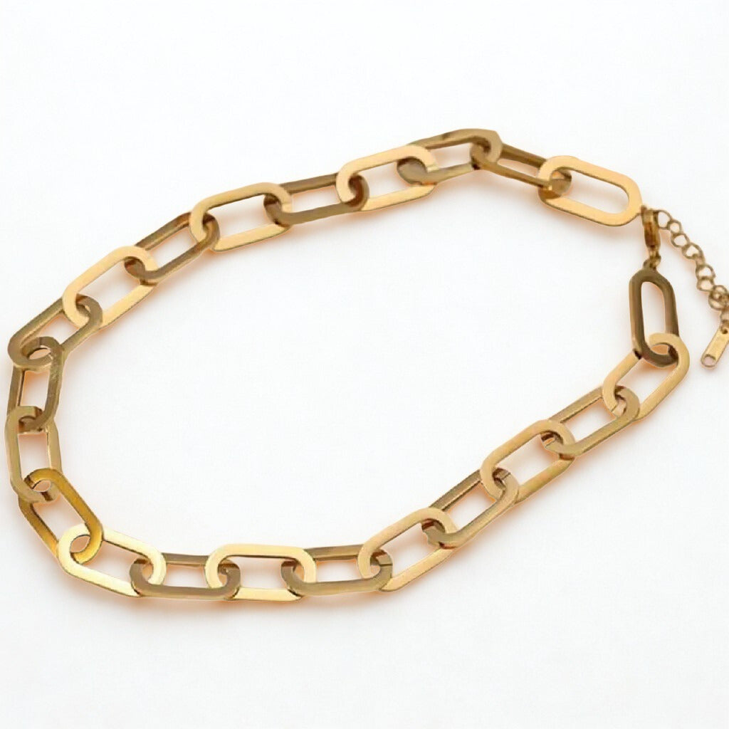 Chunky Gold Statement Necklace