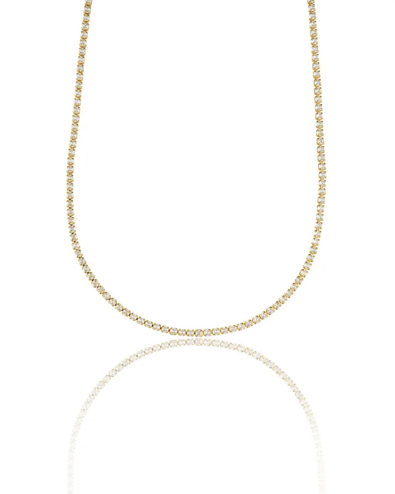 Micro Tennis Necklace